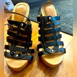Kors Michael Kors wooden heeled sandal